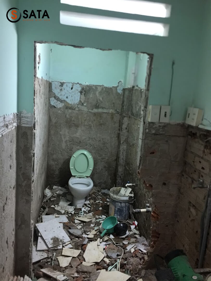 Cải tạo nhà cũ - làm mới nhà vệ sinh