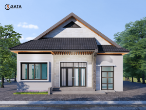 Hình phối cảnh biệt thự vườn